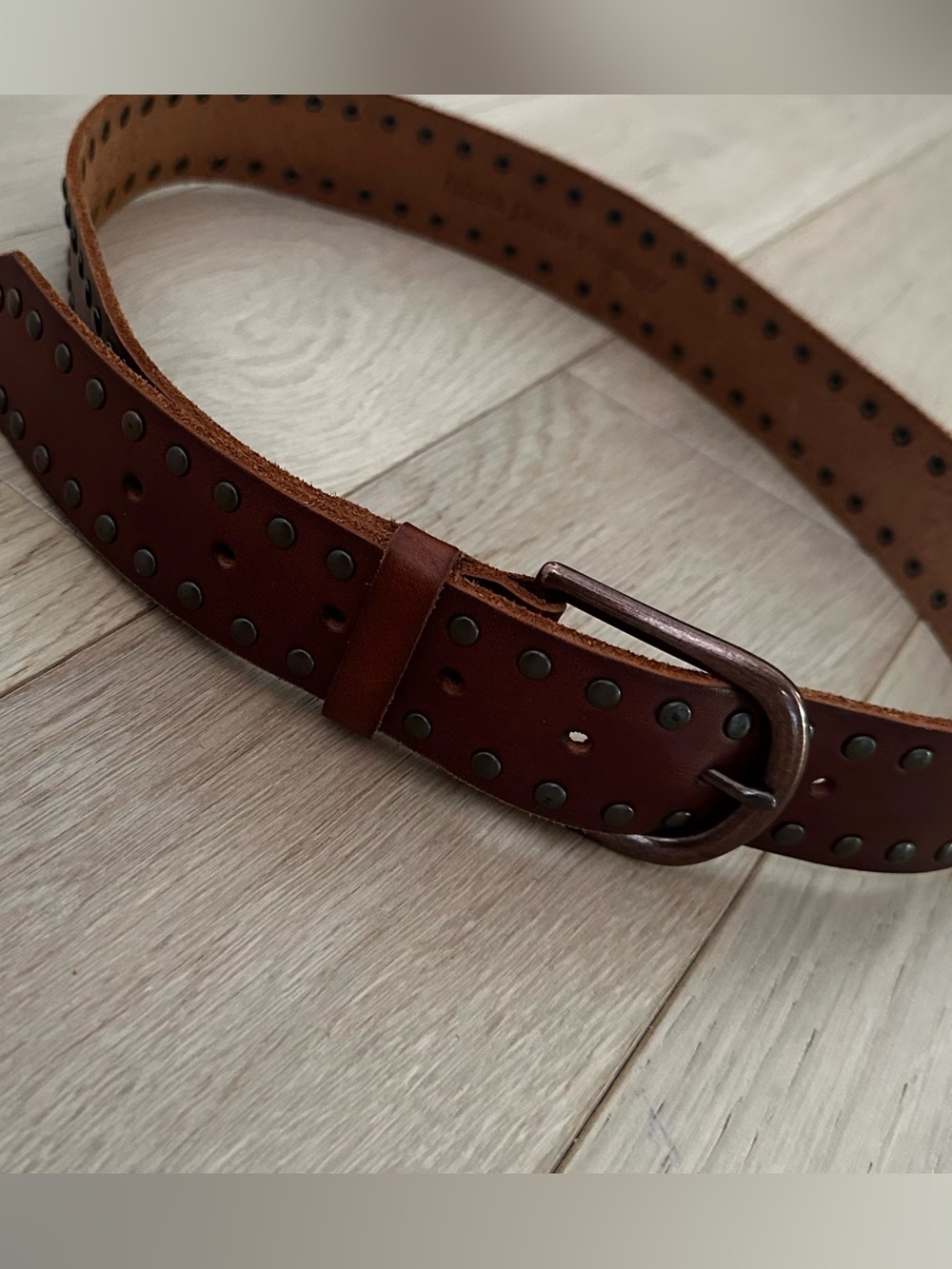 Vintage leather belt - Picture 5 of 15